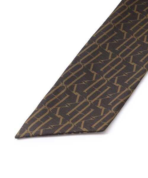 tk.TAKEO KIKUCHI（ティーケータケオキクチ）の「◆モノグラムスカーフタイ（バンダナ/スカーフ・レディース・ブラウン系その他6/ブラック系3・00）」の5枚目の写真