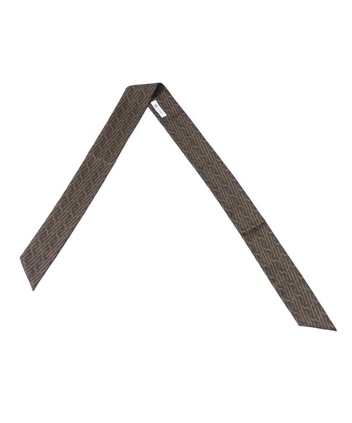 tk.TAKEO KIKUCHI（ティーケータケオキクチ）の「◆モノグラムスカーフタイ（バンダナ/スカーフ・レディース・ブラウン系その他6/ブラック系3・00）」の6枚目の写真