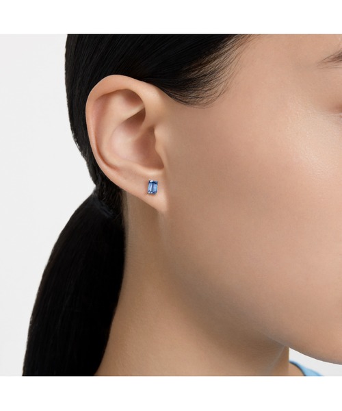 公式】【スワロフスキー】Chroma スタッドピアス, クッションカット