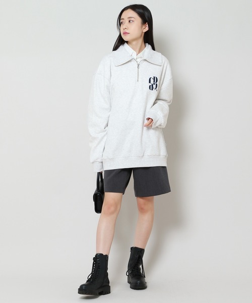 codegraphy(コードグラフィー)の「【UNISEX】Code:graphy/ビックカラーハーフZIP(裏起毛) 2182839(スウェット・メンズ・ダークグレー/ネイビー/ライトグレー・SMALL/MEDIUM/LARGE)」の20枚目の写真