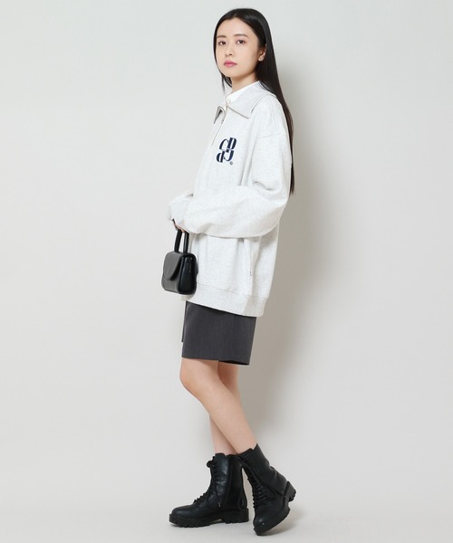 codegraphy(コードグラフィー)の「【UNISEX】Code:graphy/ビックカラーハーフZIP(裏起毛) 2182839(スウェット・メンズ・ダークグレー/ネイビー/ライトグレー・SMALL/MEDIUM/LARGE)」の21枚目の写真