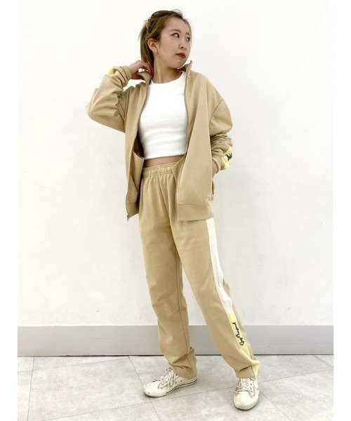 GAP（ギャップ）の「GAPロゴ フレンチテリートラックパンツ(ユニセックス)（スウェットパンツ・メンズ・ネイビー/ブラウン系その他/ブラック系その他・S/M/L/XL/XS/XXS）」の5枚目の写真