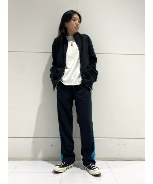 GAP（ギャップ）の「GAPロゴ フレンチテリートラックパンツ(ユニセックス)（スウェットパンツ・メンズ・ネイビー/ブラウン系その他/ブラック系その他・S/M/L/XL/XS/XXS）」の16枚目の写真