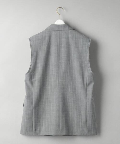 BEAUTY&YOUTH UNITED ARROWS（ビューティーアンドユースユナイテッドアローズ）の「カットオフスリーブ ベスト/グレー（ベスト・レディース・グレー・S/M）」の2枚目の写真