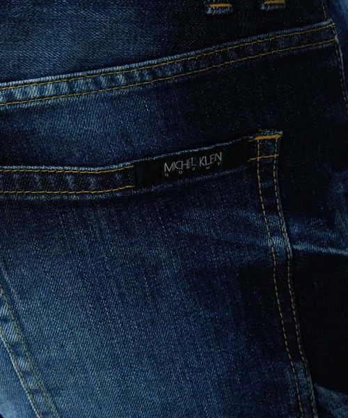 MICHEL KLEIN HOMME (ミッシェルクランオム)の「【2023年モデル】《日本製》ブルーオーシャンデニムパンツ(デニムパンツ・メンズ・ネイビー・MEDIUM/LARGE/X-LARGE)」の4枚目の写真