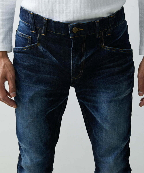 MICHEL KLEIN HOMME (ミッシェルクランオム)の「【2023年モデル】《日本製》ブルーオーシャンデニムパンツ(デニムパンツ・メンズ・ネイビー・MEDIUM/LARGE/X-LARGE)」の5枚目の写真