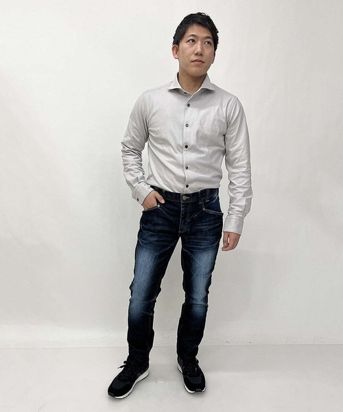 MICHEL KLEIN HOMME (ミッシェルクランオム)の「【2023年モデル】《日本製》ブルーオーシャンデニムパンツ(デニムパンツ・メンズ・ネイビー・MEDIUM/LARGE/X-LARGE)」の12枚目の写真