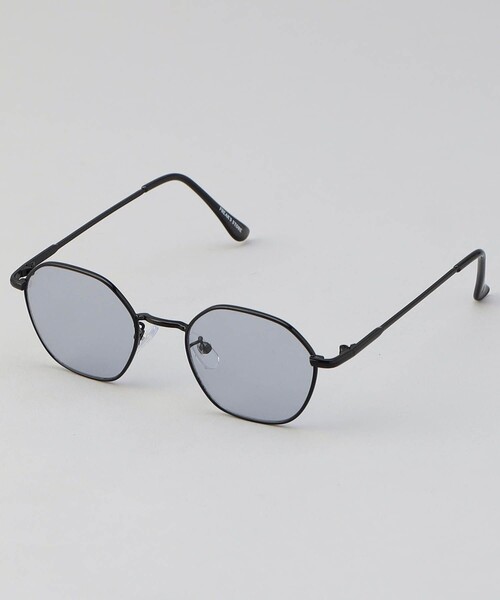 FREAK'S STORE（フリークスストア）の「六角形フレームサングラス/ラウンド/3012（サングラス・メンズ・ブラウン系/シルバー/ブルー/グレー/ブラウン・FREE/ﾌﾘ-）」の2枚目の写真