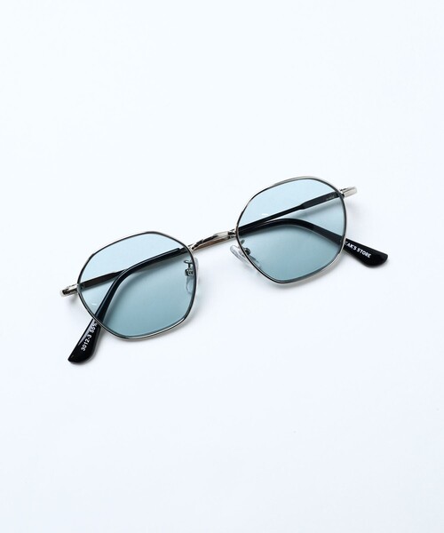 FREAK'S STORE（フリークスストア）の「六角形フレームサングラス/ラウンド/3012（サングラス・メンズ・ブラウン系/シルバー/ブルー/グレー/ブラウン・FREE/ﾌﾘ-）」の10枚目の写真