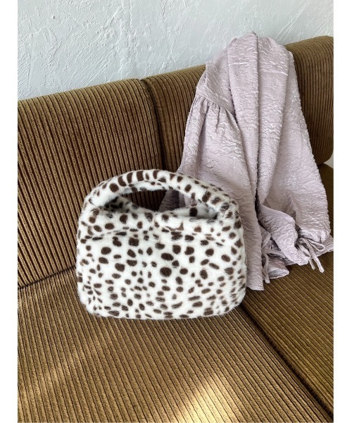 JUMELLE（ジュメロ）の「もこもこBAG（ハンドバッグ・レディース・アイボリー・FREE）」の5枚目の写真