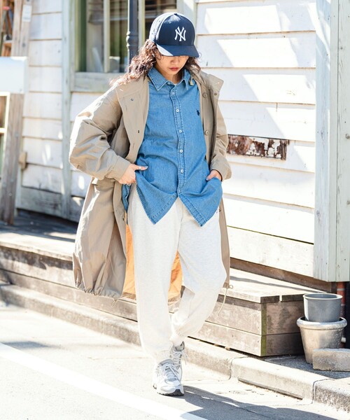 U.S. POLO ASSN.（ユーエスポロアッスン）の「U.S. POLO ASSN./ユーエスポロアッスン　別注レギュラーカラーデニムシャツ/ビッグシャツ/ユニセックス（シャツ/ブラウス・メンズ・サックスブルー/チャコールグレー/ブルー・SMALL/MEDIUM/LARGE）」の17枚目の写真