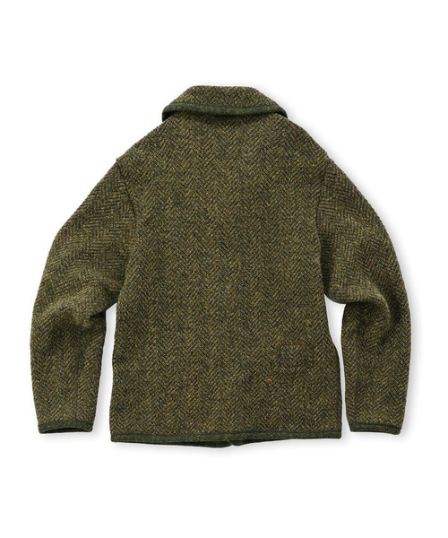 45R（フォーティファイブアール）の「シェットランドニットの908チロリアンジャケット（テーラードジャケット・レディース・グリーン・MEDIUM/LARGE）」の11枚目の写真