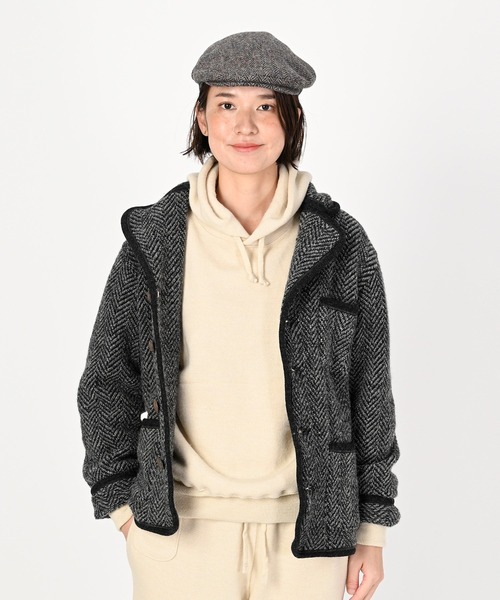 45R（フォーティファイブアール）の「シェットランドニットの908チロリアンジャケット（テーラードジャケット・レディース・グリーン・MEDIUM/LARGE）」の8枚目の写真