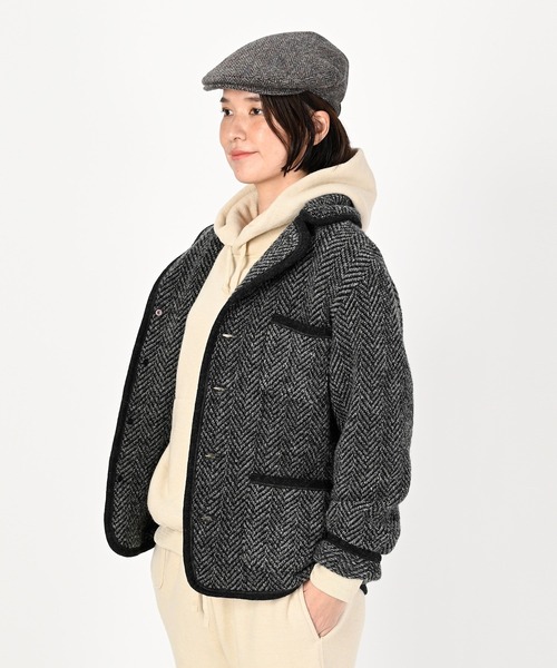 45R（フォーティファイブアール）の「シェットランドニットの908チロリアンジャケット（テーラードジャケット・レディース・グリーン・MEDIUM/LARGE）」の6枚目の写真