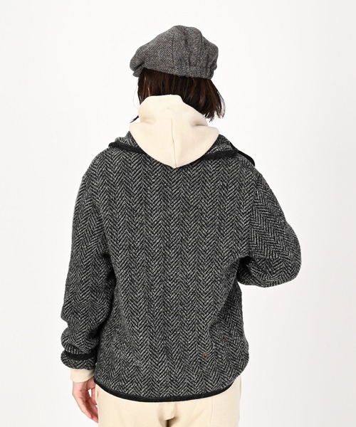 45R（フォーティファイブアール）の「シェットランドニットの908チロリアンジャケット（テーラードジャケット・レディース・グリーン・MEDIUM/LARGE）」の17枚目の写真