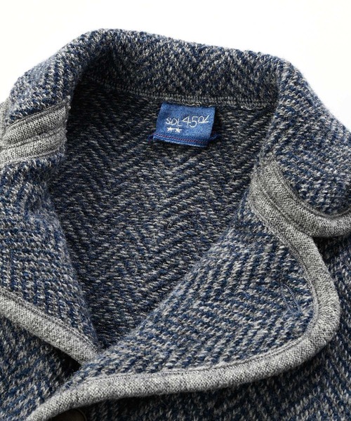 45R（フォーティファイブアール）の「シェットランドニットの908チロリアンジャケット（テーラードジャケット・レディース・グリーン・MEDIUM/LARGE）」の14枚目の写真