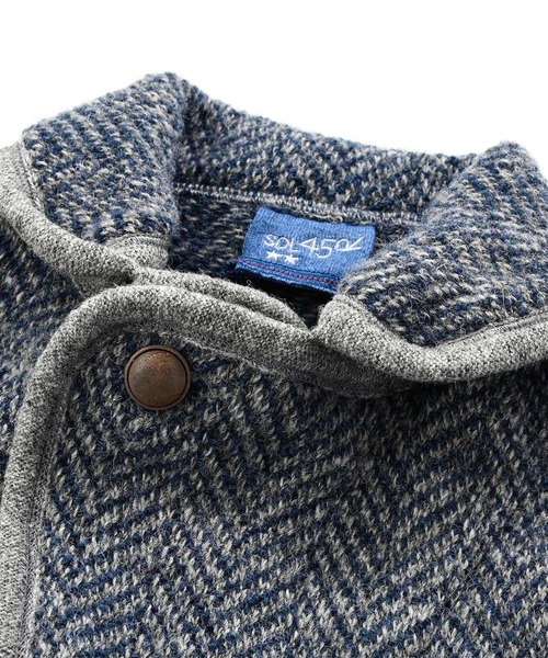 45R（フォーティファイブアール）の「シェットランドニットの908チロリアンジャケット（テーラードジャケット・レディース・グリーン・MEDIUM/LARGE）」の9枚目の写真