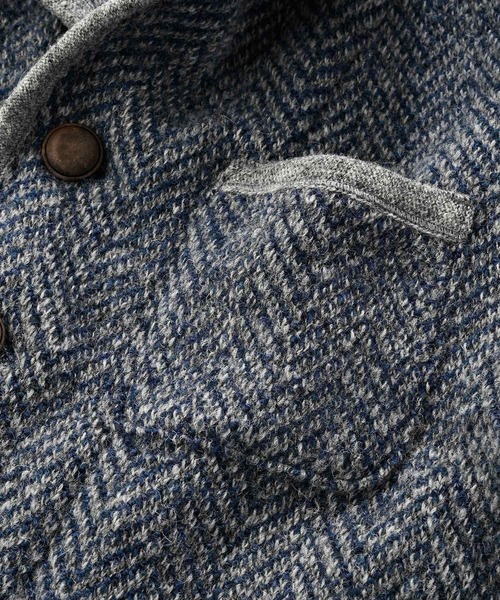 45R（フォーティファイブアール）の「シェットランドニットの908チロリアンジャケット（テーラードジャケット・レディース・グリーン・MEDIUM/LARGE）」の15枚目の写真