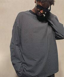 <Miller × monkey time> BORDER LONG SLEEVE/カットソー