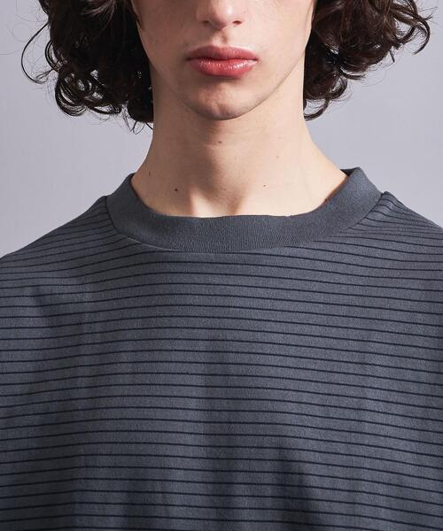 MILLER(ミラー)の「<Miller × monkey time> BORDER LONG SLEEVE/カットソー(Tシャツ/カットソー・メンズ・ブラック/ダークグレー・S/M/L/XL)」の12枚目の写真