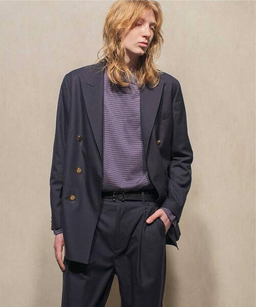 MILLER(ミラー)の「<Miller × monkey time> BORDER LONG SLEEVE/カットソー(Tシャツ/カットソー・メンズ・ブラック/ダークグレー・S/M/L/XL)」の19枚目の写真
