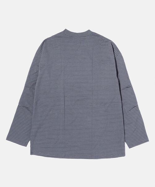 MILLER(ミラー)の「<Miller × monkey time> BORDER LONG SLEEVE/カットソー(Tシャツ/カットソー・メンズ・ブラック/ダークグレー・S/M/L/XL)」の21枚目の写真