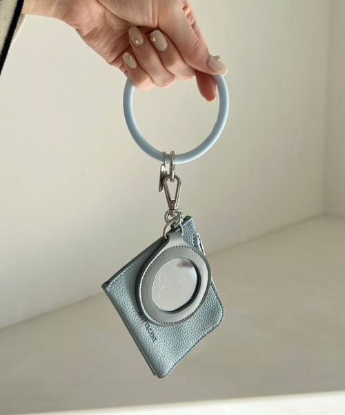 Me%（ミィパーセント）の「MPカスタムチャームミラー（手鏡/メイクミラー・レディース・ブラック/ピンク/アイボリー/ブルー・FREE）」の6枚目の写真