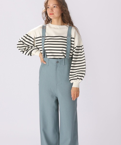 niko and...（ニコアンド）の「シャンブレーツイルサロペット（その他パンツ・レディース・グレー/チャコール/ブルー・FREE）」の10枚目の写真