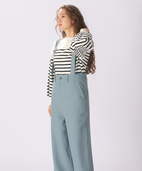 niko and...（ニコアンド）の「シャンブレーツイルサロペット（その他パンツ・レディース・グレー/チャコール/ブルー・FREE）」の11枚目の写真