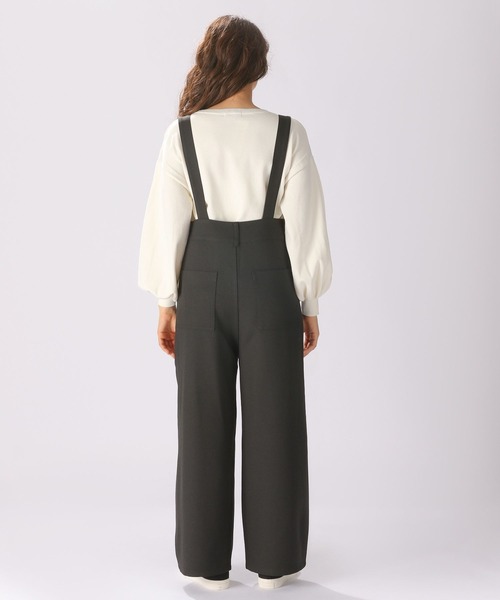 niko and...（ニコアンド）の「シャンブレーツイルサロペット（その他パンツ・レディース・グレー/チャコール/ブルー・FREE）」の15枚目の写真