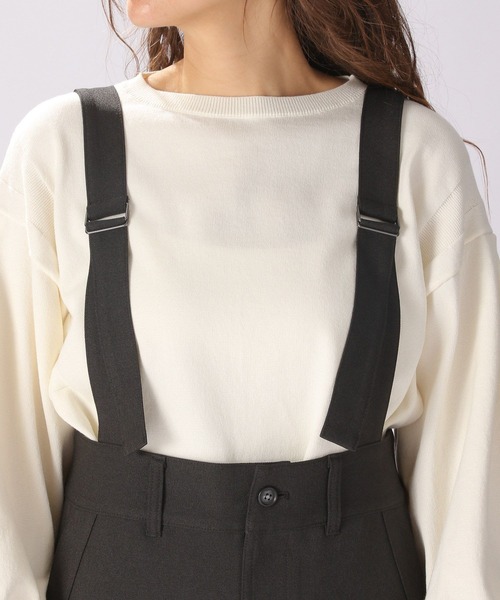 niko and...（ニコアンド）の「シャンブレーツイルサロペット（その他パンツ・レディース・グレー/チャコール/ブルー・FREE）」の16枚目の写真