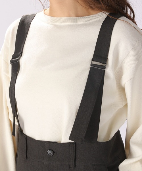 niko and...（ニコアンド）の「シャンブレーツイルサロペット（その他パンツ・レディース・グレー/チャコール/ブルー・FREE）」の18枚目の写真