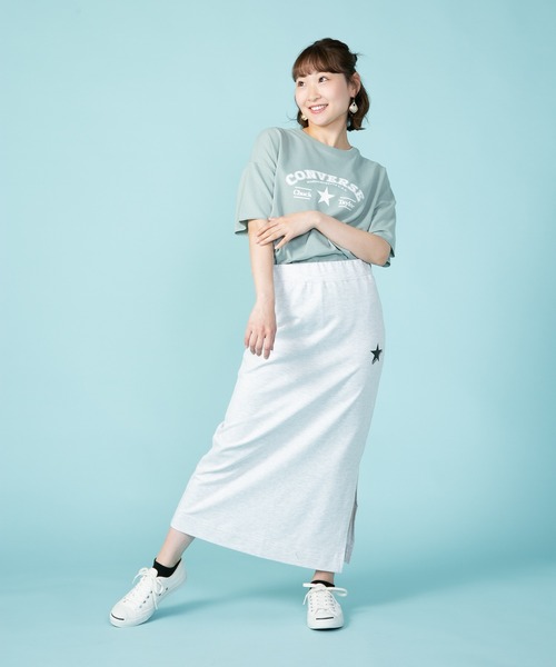 CONVERSE(コンバース)の「【CONVERSE/コンバース】 なこなこカップルコラボ スリットタイト ナロー スカート(スカート・レディース・アイボリー/グレー/ブラック・MEDIUM/LARGE)」の17枚目の写真