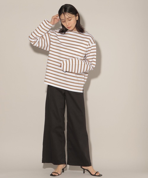 PICCADILLY（ピカデリー）の「BARNYARDSTORM / PICCADILLY別注 / ワイドパンツ（その他パンツ・レディース・オフホワイト/ライトブルー/ブラック・1/0）」の8枚目の写真