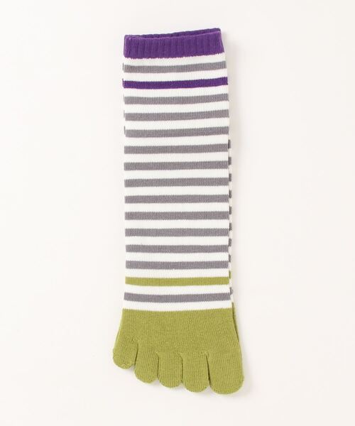 TONE SELECT GOODS（トーンセレクトグッズ）の「【urge】メンズ 5本指 ハーフ丈ソックス　カジュアルポップ柄　【かかと付きタイプ】（ソックス/靴下・メンズ・D/B/J/E/F/I/A/H/C/G・FREE）」の3枚目の写真