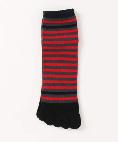 TONE SELECT GOODS（トーンセレクトグッズ）の「【urge】メンズ 5本指 ハーフ丈ソックス　カジュアルポップ柄　【かかと付きタイプ】（ソックス/靴下・メンズ・D/B/J/E/F/I/A/H/C/G・FREE）」の5枚目の写真