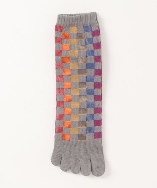 TONE SELECT GOODS（トーンセレクトグッズ）の「【urge】メンズ 5本指 ハーフ丈ソックス　カジュアルポップ柄　【かかと付きタイプ】（ソックス/靴下・メンズ・D/B/J/E/F/I/A/H/C/G・FREE）」の7枚目の写真