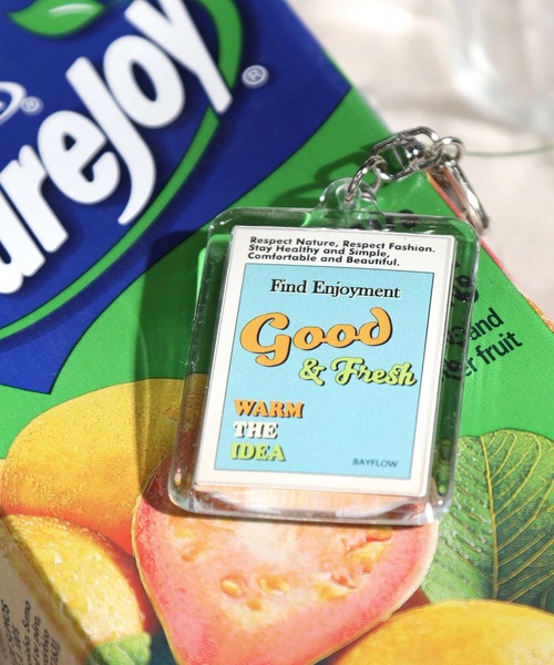 BAYFLOW（ベイフロー）の「BFタイポアクリルキーホルダー（キーホルダー・レディース・ブルー/グリーン/ピンク/イエロー・0）」の3枚目の写真