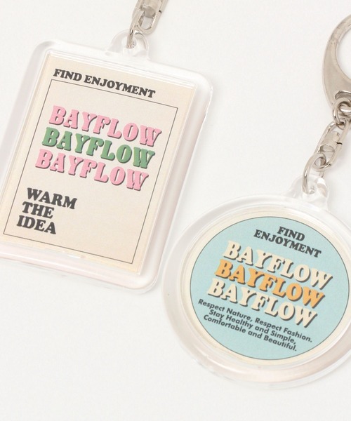 BAYFLOW（ベイフロー）の「BFタイポアクリルキーホルダー（キーホルダー・レディース・ブルー/グリーン/ピンク/イエロー・0）」の7枚目の写真