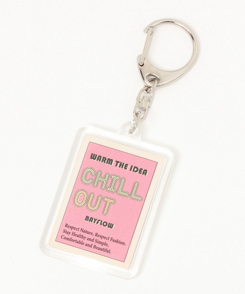 BAYFLOW（ベイフロー）の「BFタイポアクリルキーホルダー（キーホルダー・レディース・ブルー/グリーン/ピンク/イエロー・0）」の11枚目の写真