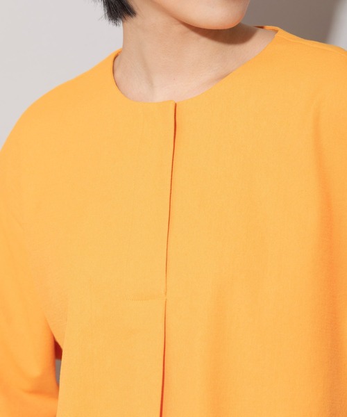 Munich（ミューニック）の「ドライタッチオックスコクーントップス（シャツ/ブラウス・レディース・オレンジ/ホワイト/ライトカーキ/ブラック・FREE）」の13枚目の写真