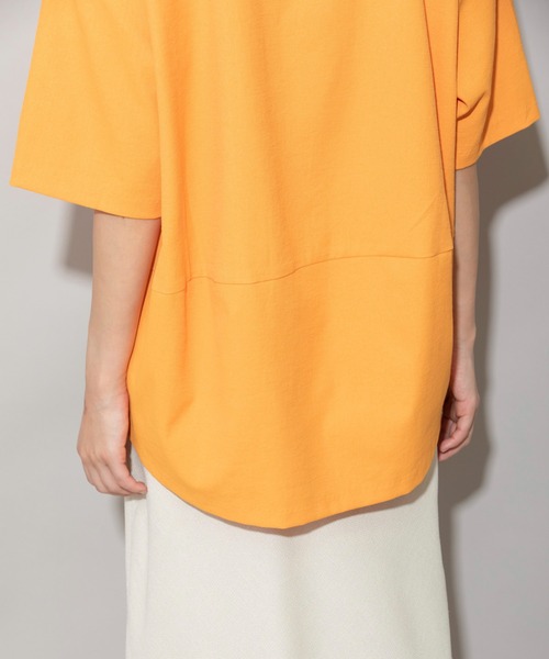 Munich（ミューニック）の「ドライタッチオックスコクーントップス（シャツ/ブラウス・レディース・オレンジ/ホワイト/ライトカーキ/ブラック・FREE）」の18枚目の写真