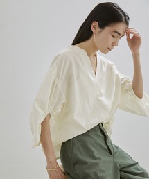 【ZOZOTOWN限定】パフスリーブスキッパーブラウス