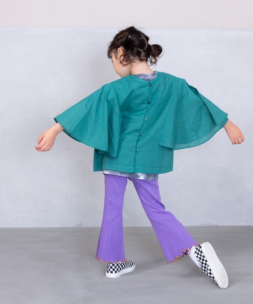 A BOND(アボンド)の「india 2wayブラウス(90~150cm)(シャツ/ブラウス・キッズ・レッド/ピンク/グリーン・110/120/130/140/150/90/100)」の6枚目の写真