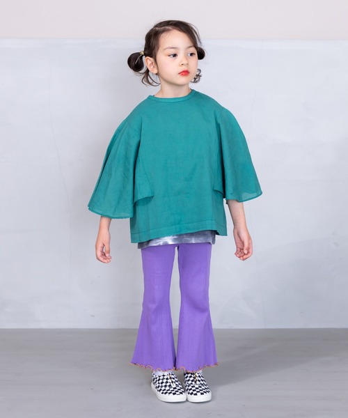 A BOND(アボンド)の「india 2wayブラウス(90~150cm)(シャツ/ブラウス・キッズ・レッド/ピンク/グリーン・110/120/130/140/150/90/100)」の7枚目の写真