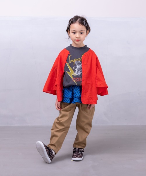 A BOND(アボンド)の「india 2wayブラウス(90~150cm)(シャツ/ブラウス・キッズ・レッド/ピンク/グリーン・110/120/130/140/150/90/100)」の14枚目の写真