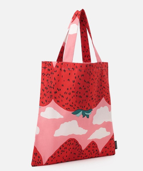 marimekko（マリメッコ）の「Mansikkavuoret / bag 33X34（トートバッグ・レディース・レッド・FREE）」の3枚目の写真