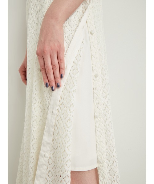 LILY BROWN(リリーブラウン)の「【LILY BROWN×KEITA MARUYAMA】レースチャイナワンピース(ワンピース・レディース・ブラック/ホワイト/イエロー・1/0)」の7枚目の写真