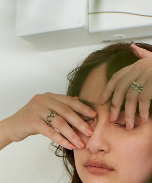 Nothing And Others（ナッシングアンドアザーズ）の「「Nothing And Others/ナッシングアンドアザーズ」Ink chain Ring set（リング・レディース・シルバー・FREE）」の10枚目の写真