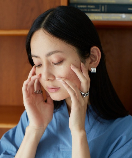 Nothing And Others（ナッシングアンドアザーズ）の「「Nothing And Others/ナッシングアンドアザーズ」Ink chain Ring set（リング・レディース・シルバー・FREE）」の7枚目の写真